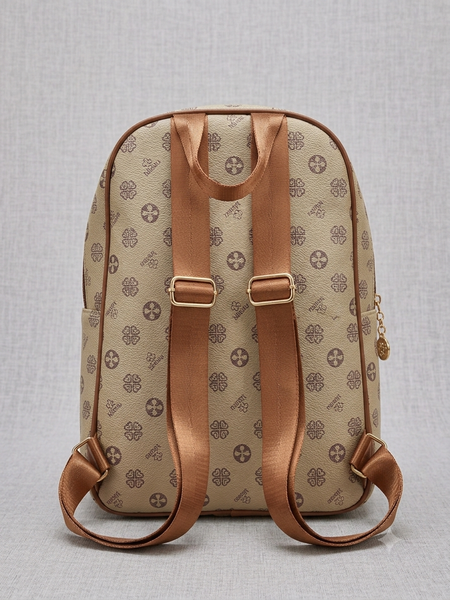 Zaino Monogram Belinda – Beige Caldo Classico