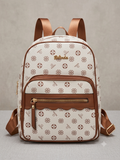 Zaino Monogram Belinda – Bianco Crema e Marrone