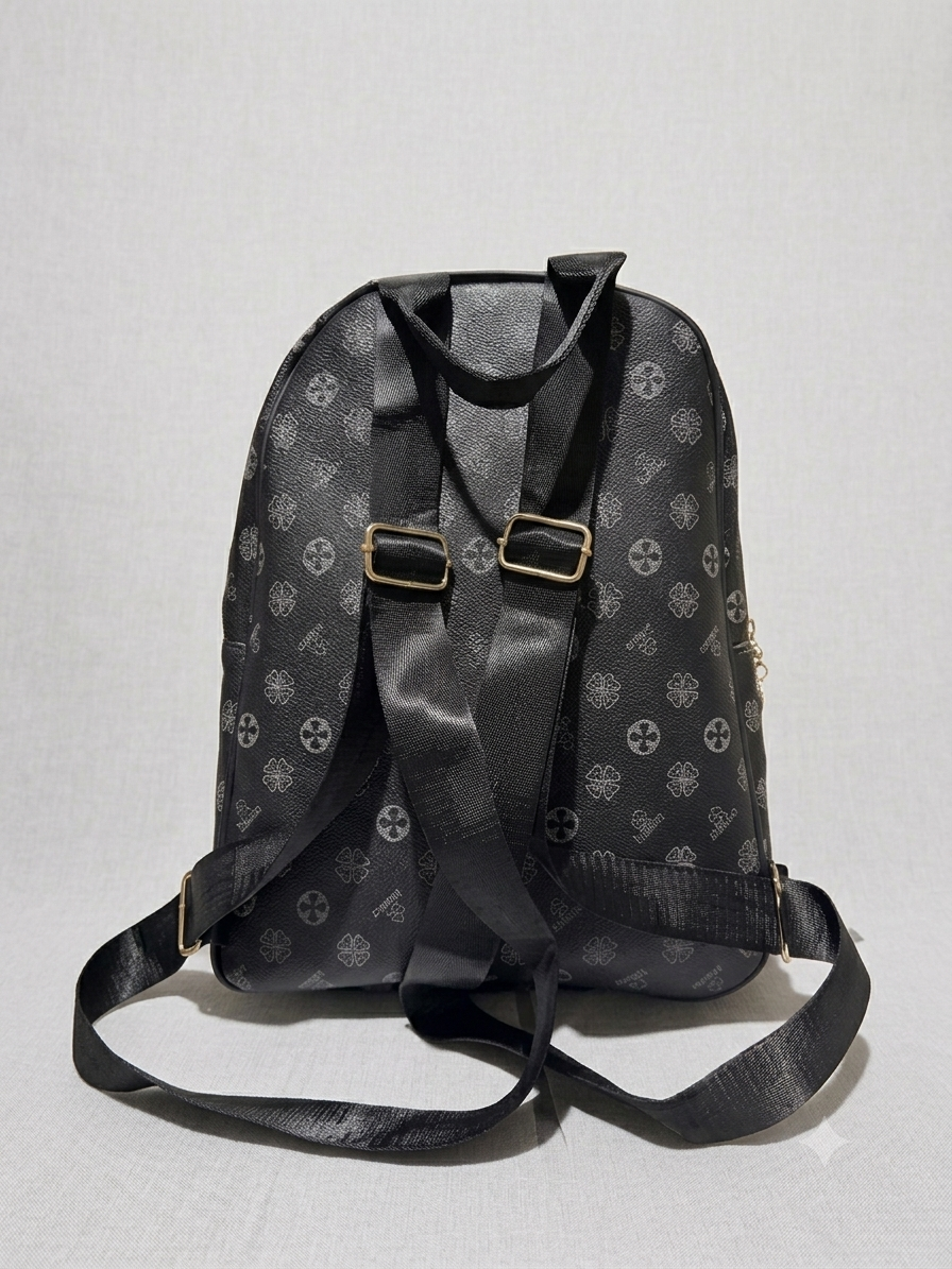 Zaino Monogram Belinda – Nero Onice e Oro