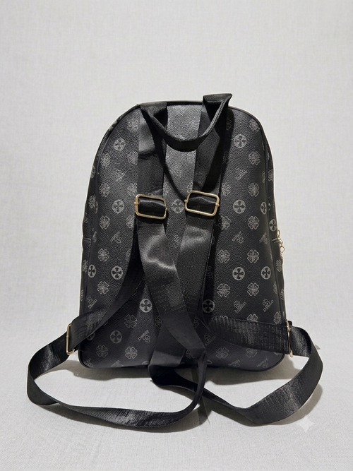 Zaino Monogram Belinda – Nero Onice e Oro